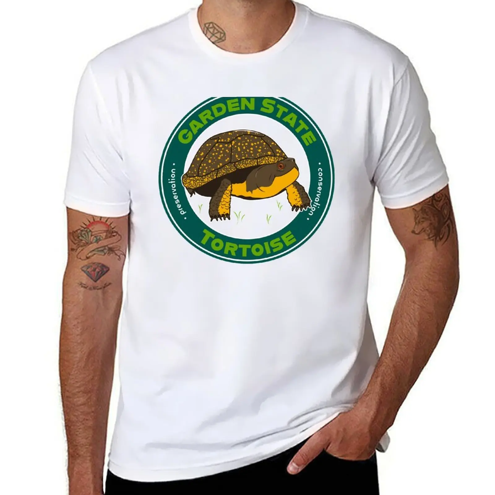

Garden State Tortoise: Blanding's Turtle T-Shirt t shirt for man 100 percent cotton g man t shirts for men T-Shirt