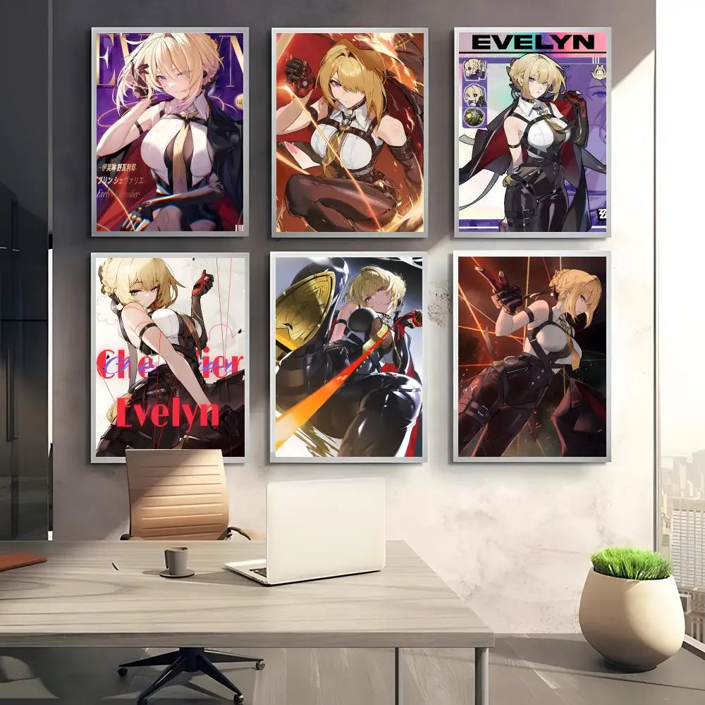 Game character Zenless Zone Zero Evelyn Chevalier Poster Premium Living Space Decorative Art & Stylish Home Decor