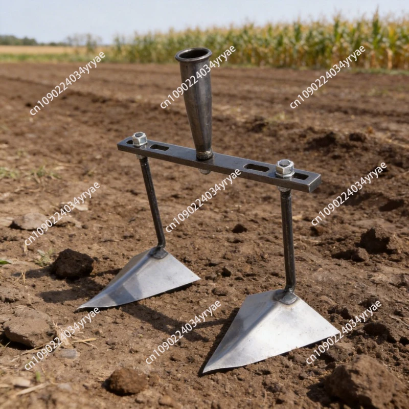 Adjustable Triangle Hoe Small Tip Manual Plough for Loose Soil Agricultural Farming Equipment
