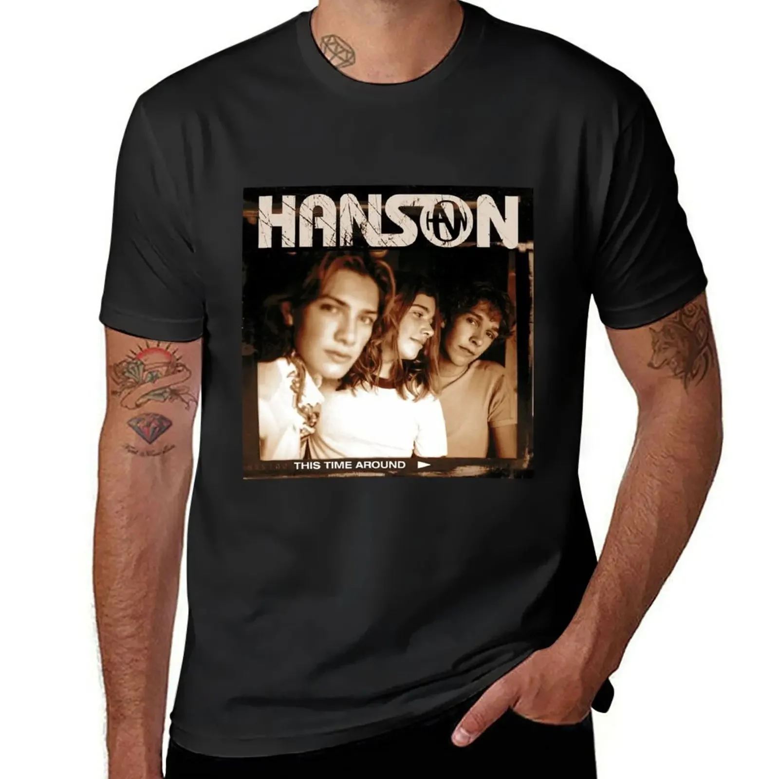 Hanson this time around T-Shirt cotton graphic tees custom shirt Aesthetic clothing animal prinfor boys clothes for men