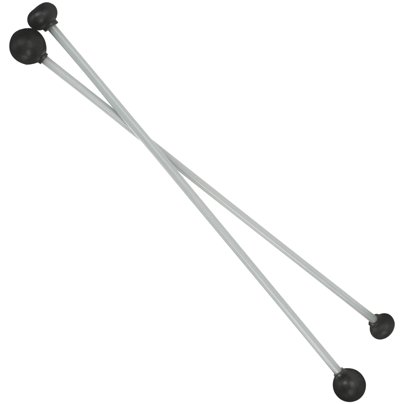 

2 Pcs Two Hammers Mallets Marimba Double Drumsticks Rubber Soft Sound Strong Grip Musical Instrument Percussion