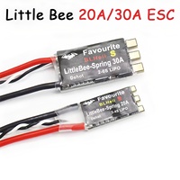 1PCS/4PCS LITTLEBEE BLHeli-s FVT Little Bee SPRING 20A / 30A Brushless ESC 2-6S Supports DSHOT Oneshot42 OneShot125 Multicopter