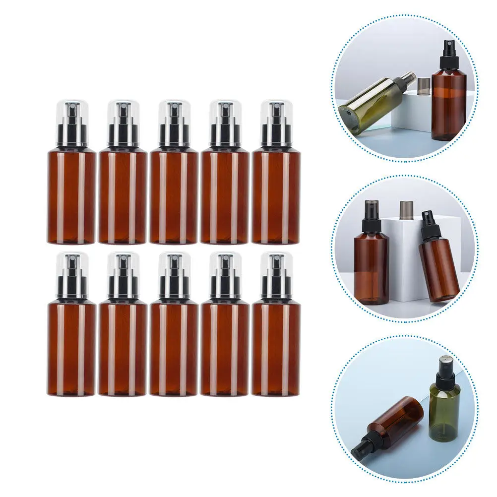 

Набор из 10 флаконов-спреев для парфюмерии: портативные, многоразовые, герметичные, для путешествий, с мелкодисперсным распылением