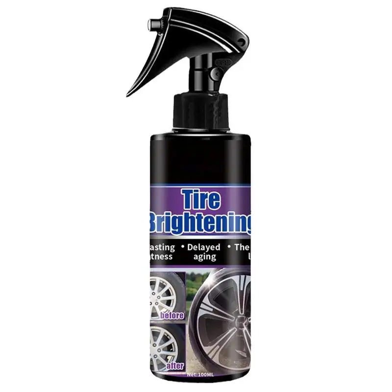 

Tire Coating Agent 100ml Easy And Fast Shine Tire Coating Long-Lasting Coating Agent UV Protection Repels Wax Clean car tools