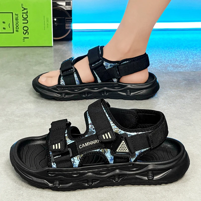 

Summer Sandals Special Fashion Skateboarding Men's Sports Casual Beach shoes Comfortable Thick-Soled Outdoor Sandals 39-44