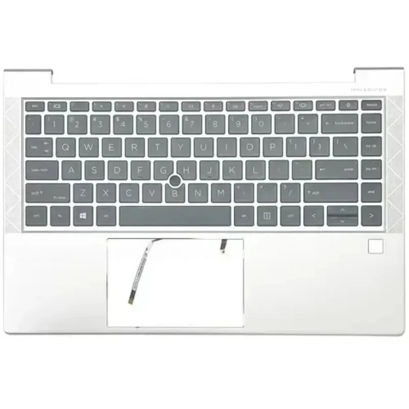 New US Keyboard  Lapotp Palmrest Top Cover For EliteBook 840 G7 G8 Zbook Firefly 14 G7 G8 Upper Case with Backlight Keyboard
