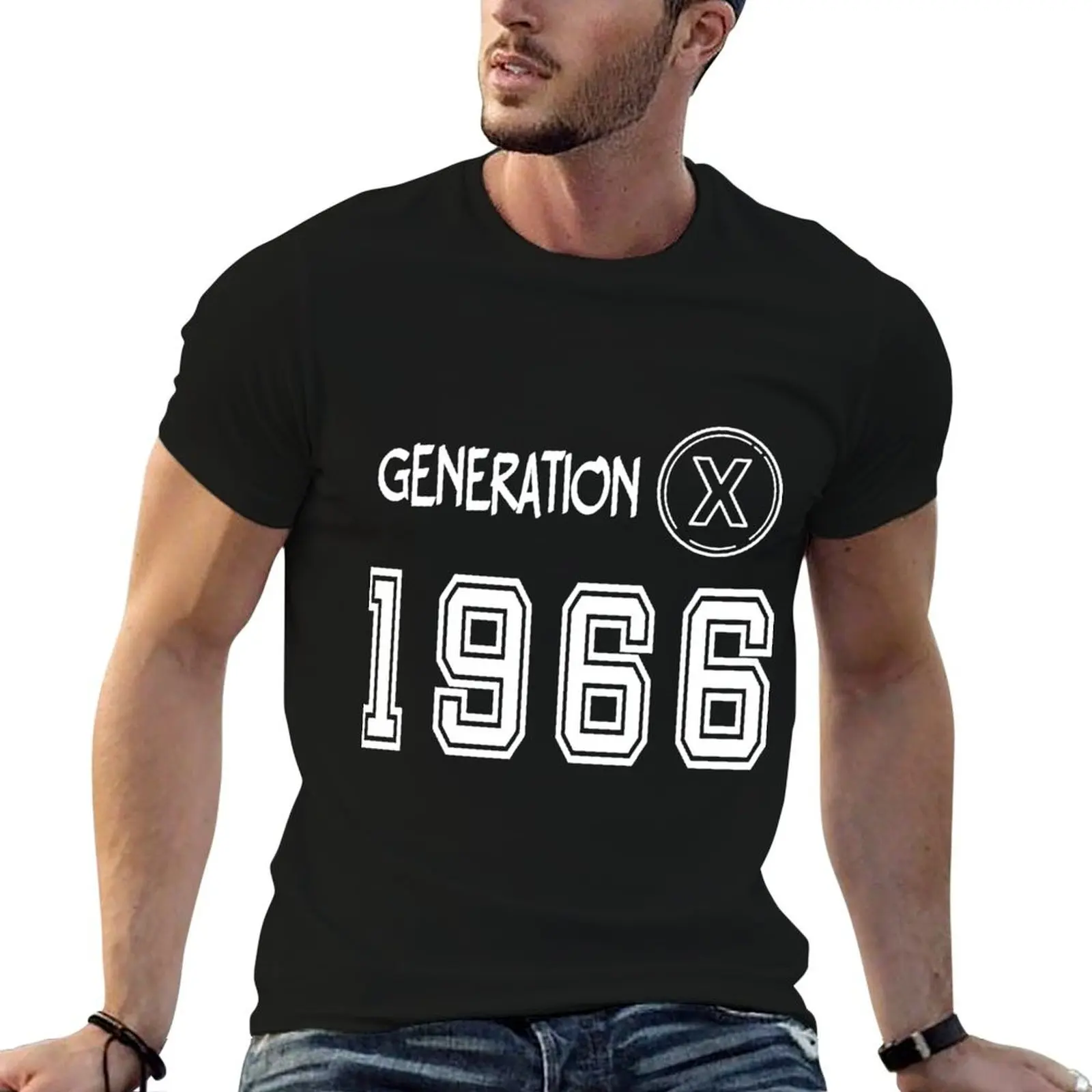

Generation X 1966 T-Shirt t shirt man luxury man t shirts graphic t shirts for man pack cotton T-Shirt