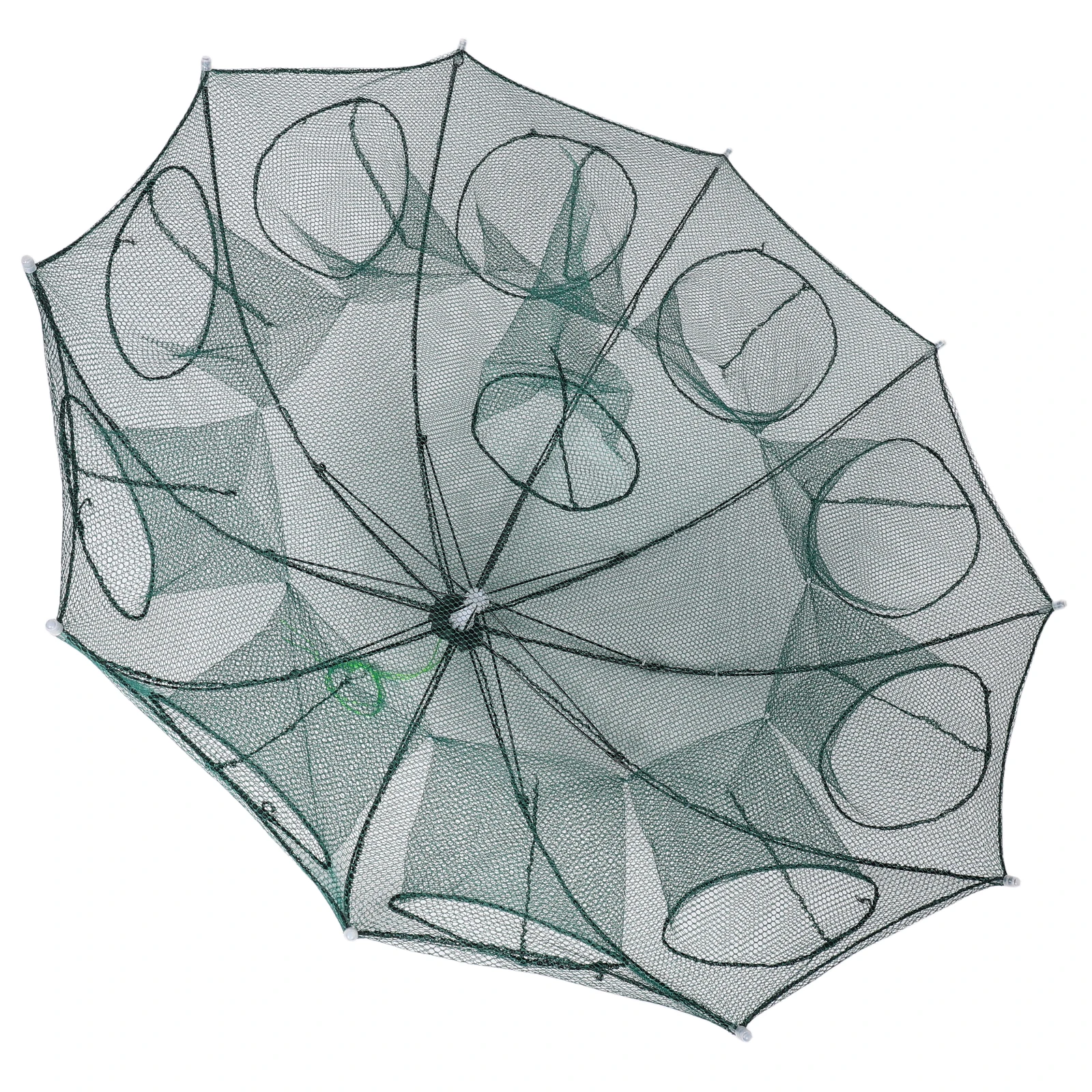 

Foldable Fishing Net Trap Umbrella Style Collapsible Fish Basket for Shrimp Lobster Crab Catching Outdoor Fishing Equipment