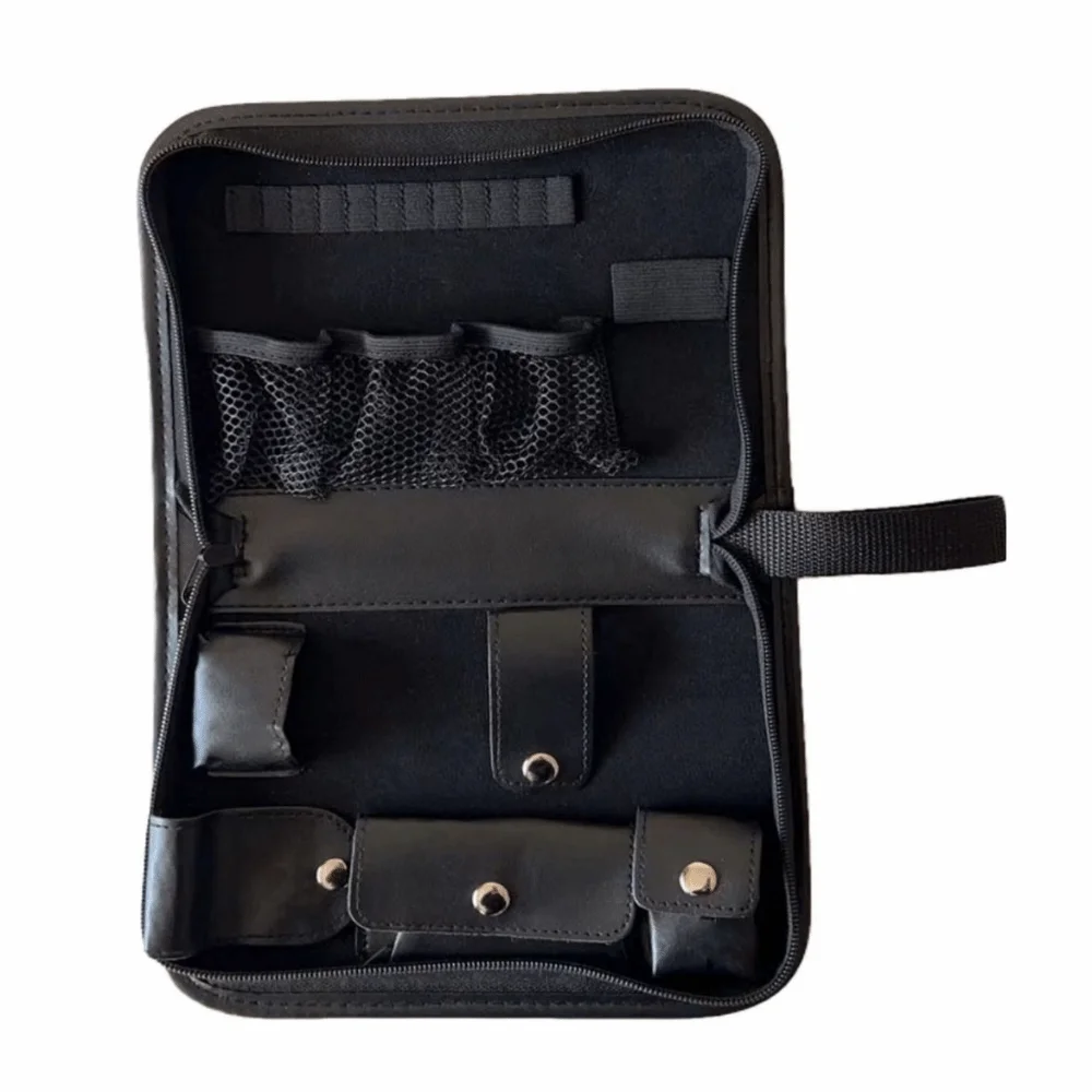 Large Capacity Golf Tool Bag Multi Functional Leather Golf Accessories Storage Bag Anti Scratch Light Weight