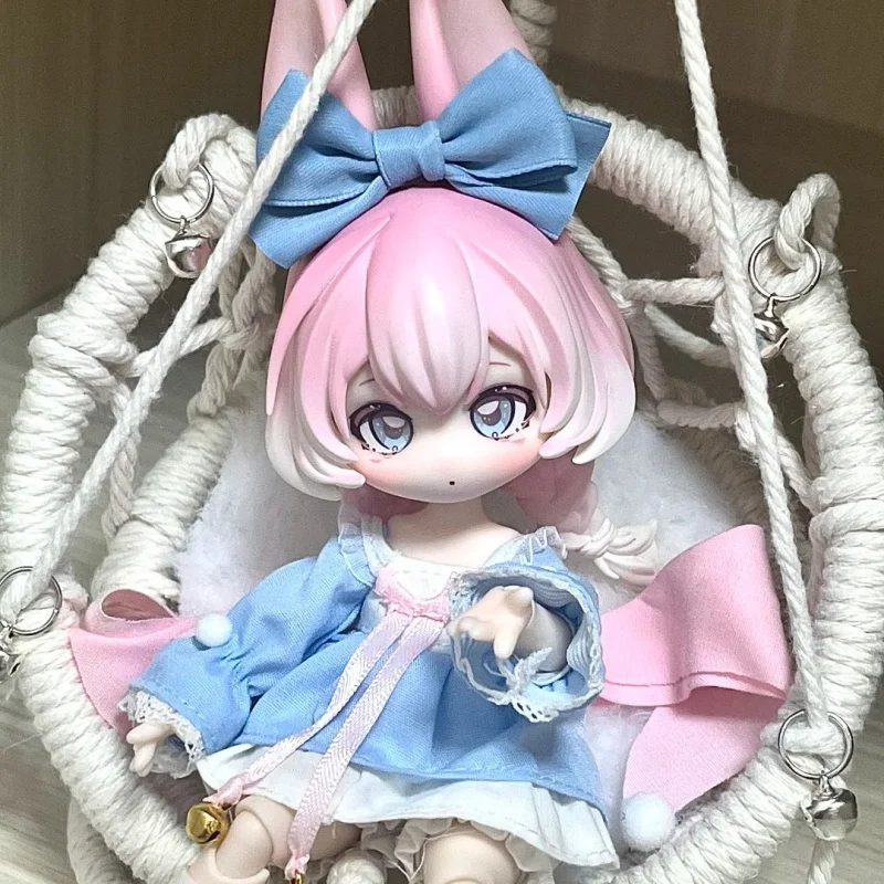 Originale Inedibile Bambola Salta Tempo Lunare Bunny Baby Serie 1/12 Bjd Cieco Scatola Mobile Action Figurine Ornamento Scatola Misteriosa Regalo