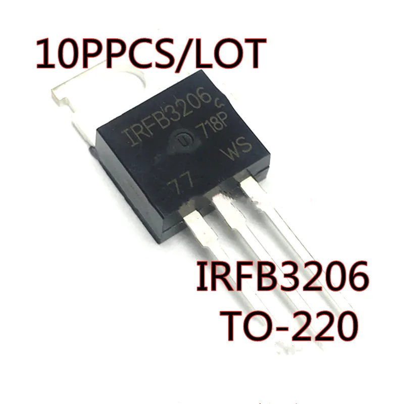 10PCS/LOT IRFB3206PBF IRFB3206 TO-220 Field Effect Tube In Stock