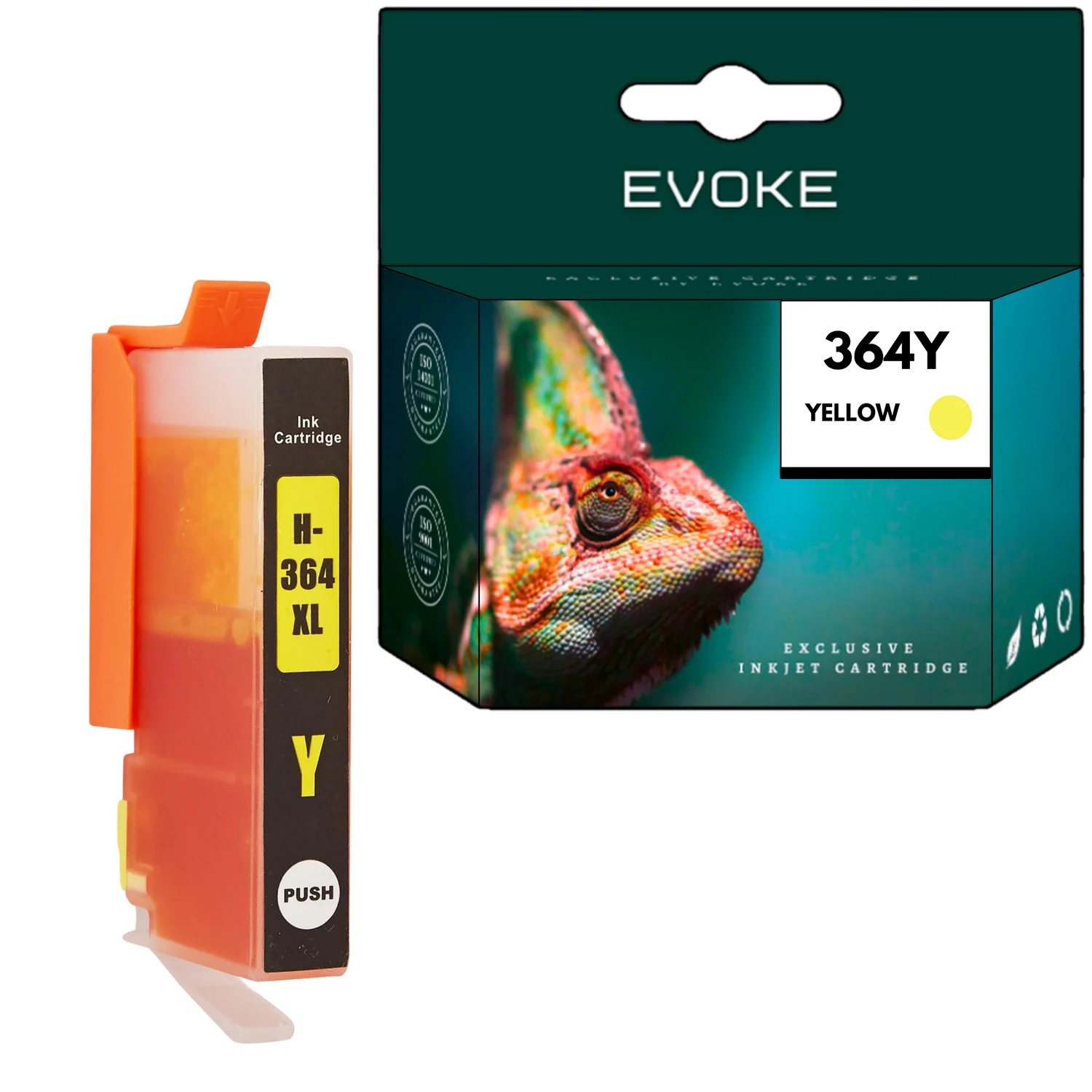 Evoke Compatibele Inkt voor Hp 364XL Hp364 Cb325Ee Geel 15 ml 1870 Pagina's Photosmart 5510 5514 5515 5520 5522 5524 5525 6510 6520 7510 7520 B010 B109 B110 B111 B211 B8550 C5380 C6380 D5460 D7560;