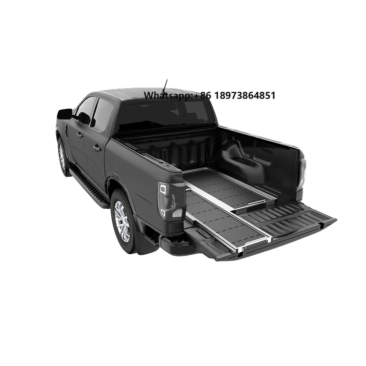 

Aluminum Pickup Bed Slide Tary Truck Slide Plate for Rapter Ranger RAM