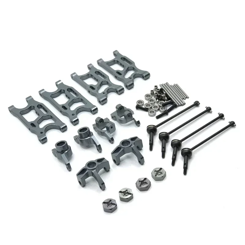 8pcs számára LC Versenyzés 1/14 wltoys 144001 124017-16-18-19 RC kocsi, Lejtő Cingár alkatrészek, Ingat kart, Kormánymű Átvágás, CVD stb