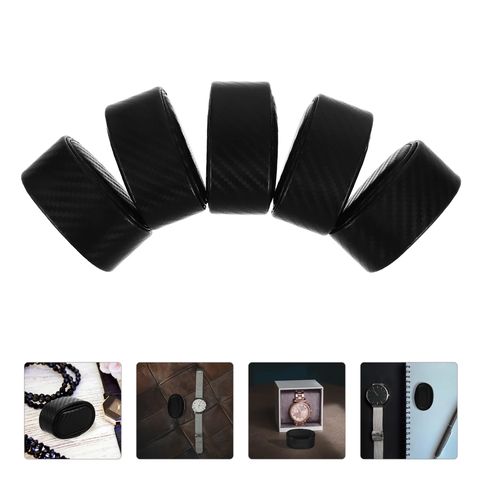 

5 Pcs Small Watch Pillow Bracelet Cushions Jewelry Display Storage Holder Pu