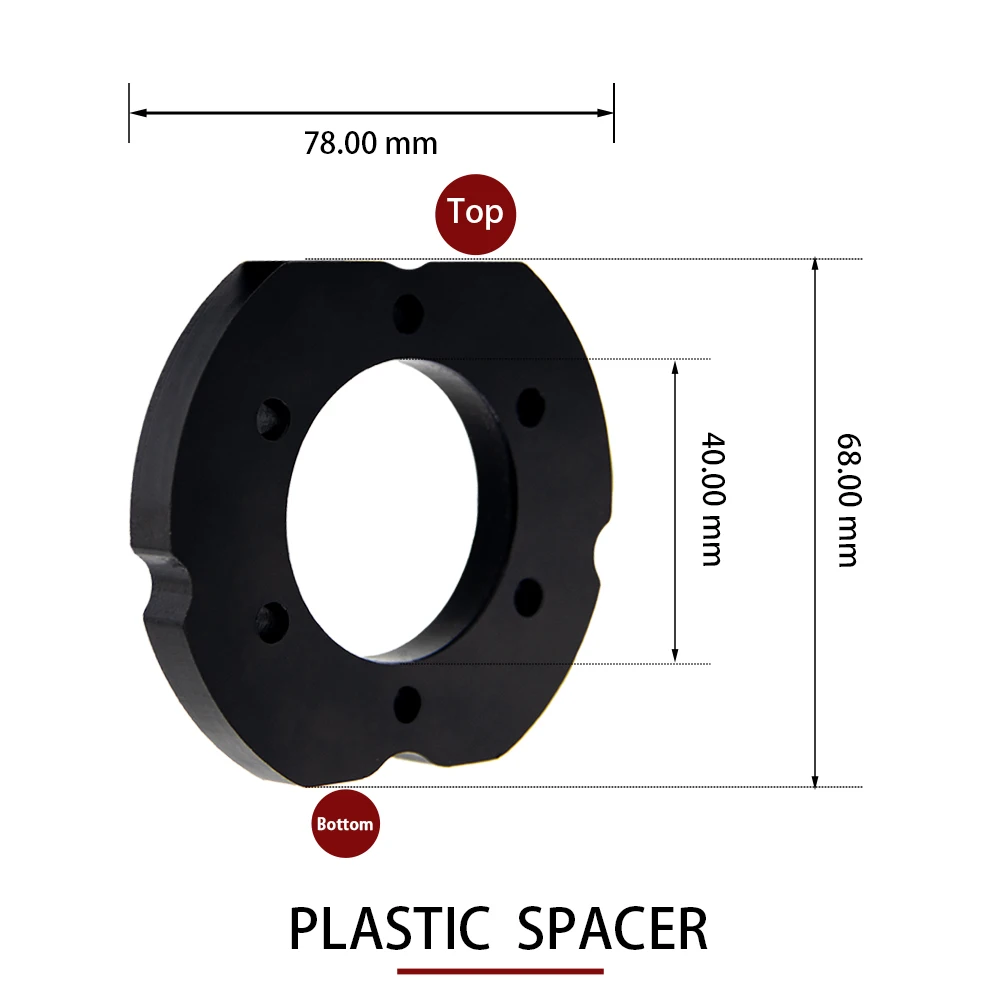 Adapter for upgrading older Fanatec steering wheels from QR1 to QR2 compatibility - Compatible with Older Fanatec Wheels