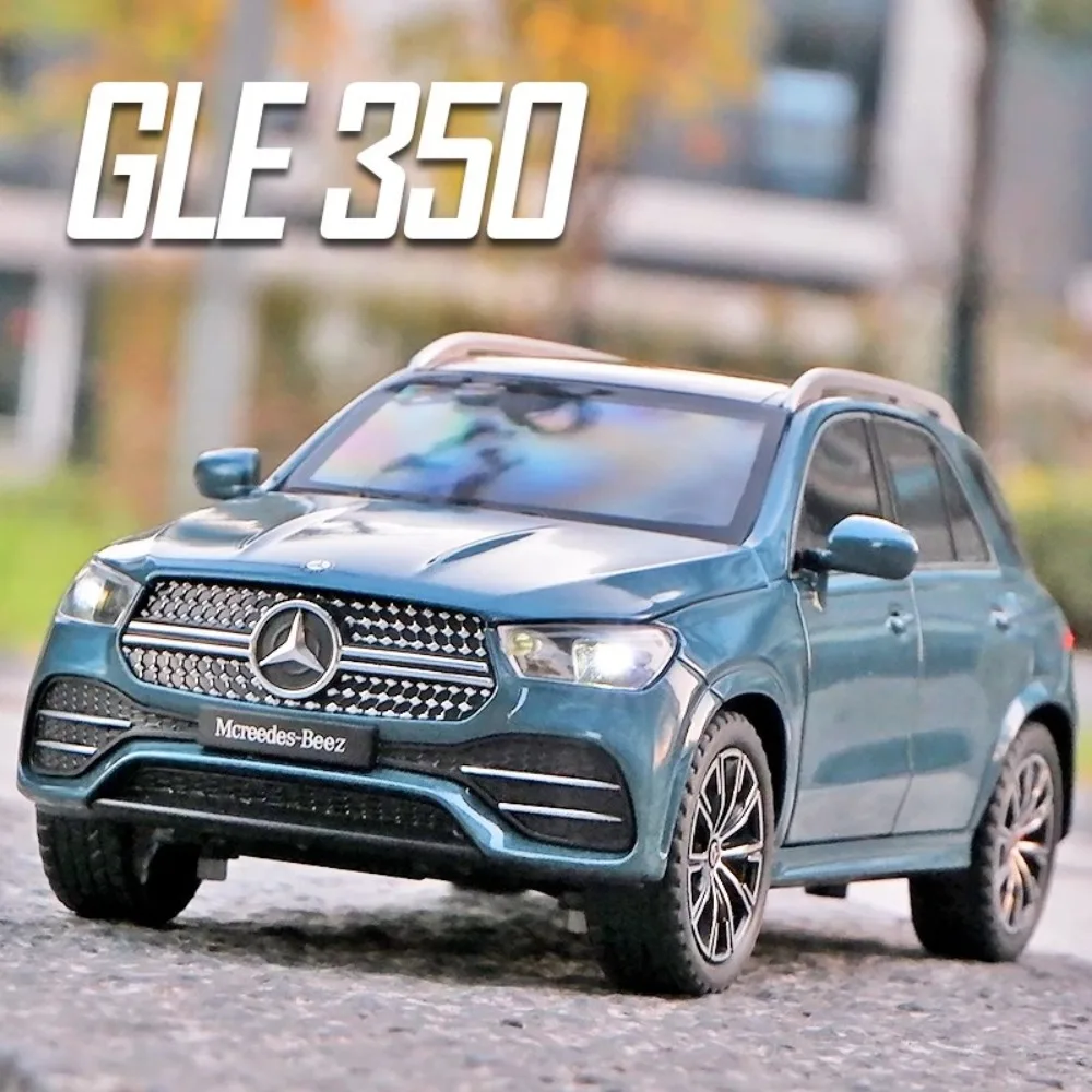 Scala 1:24 GLE350 Modello di Auto Giocattolo Suono Luce Tirare Indietro In Lega Diecast In Miniatura SUV Giocattoli Fuoristrada Per Bambini Regali Di Compleanno