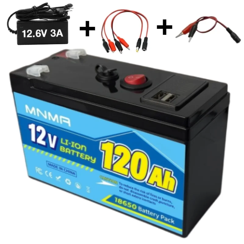 

12V 120Ah LiFePo4 Battery Pack 3S7P 120A,Boat Motors, Battery Off-Grid BMS For RVSolar Powerlar Wind 12V Lithium Iron Phosphate