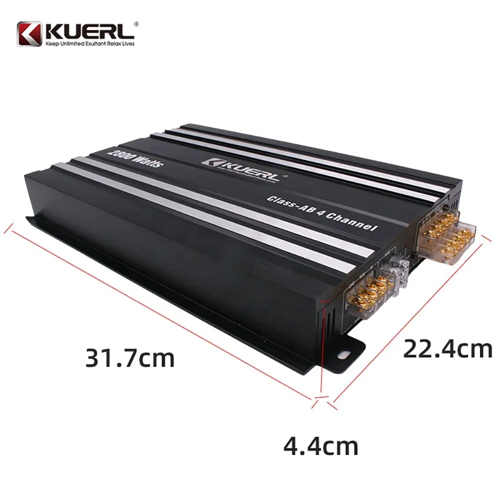 Factory professional wholesale high power 75W*4 12V amplifiers 4 channel car audio power amplifier