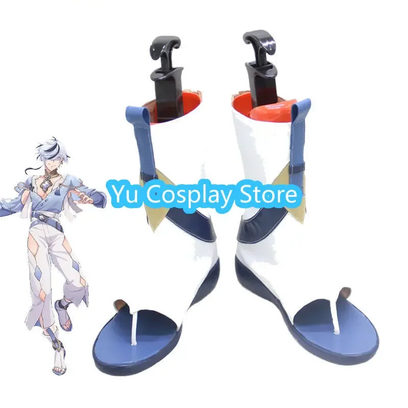 

Yu-Cosplay Game Nu: Carnival Blade Cosplay Shoes Halloween Carnival Boots PU Leather Shoes Cosplay Props Custom Made