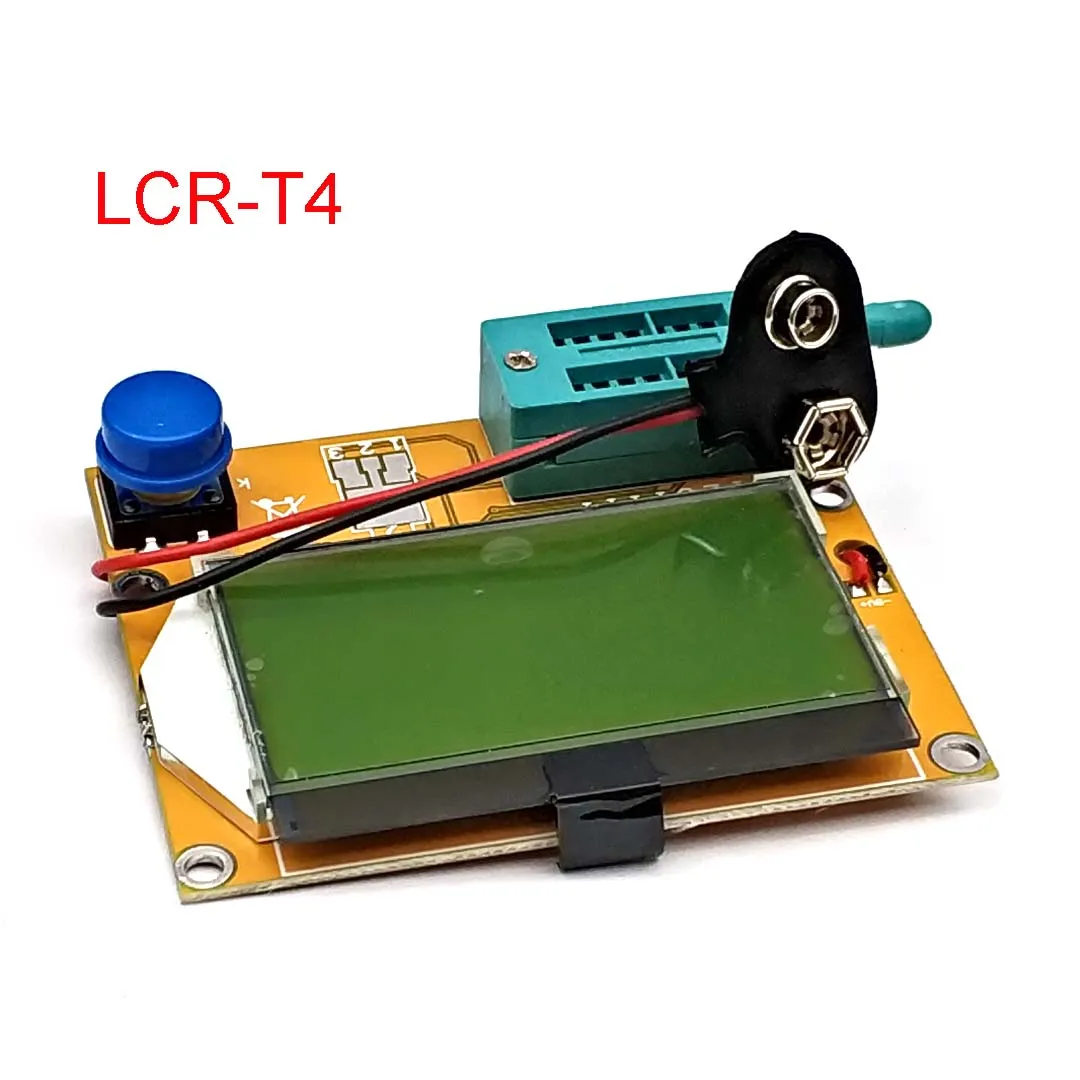คุณภาพสูงใหม่เอี่ยม LCR-T4 ESR Meter ตัวตรวจสอบทรานซิสเตอร์ Diode Triode Capacitance SCR Inductance