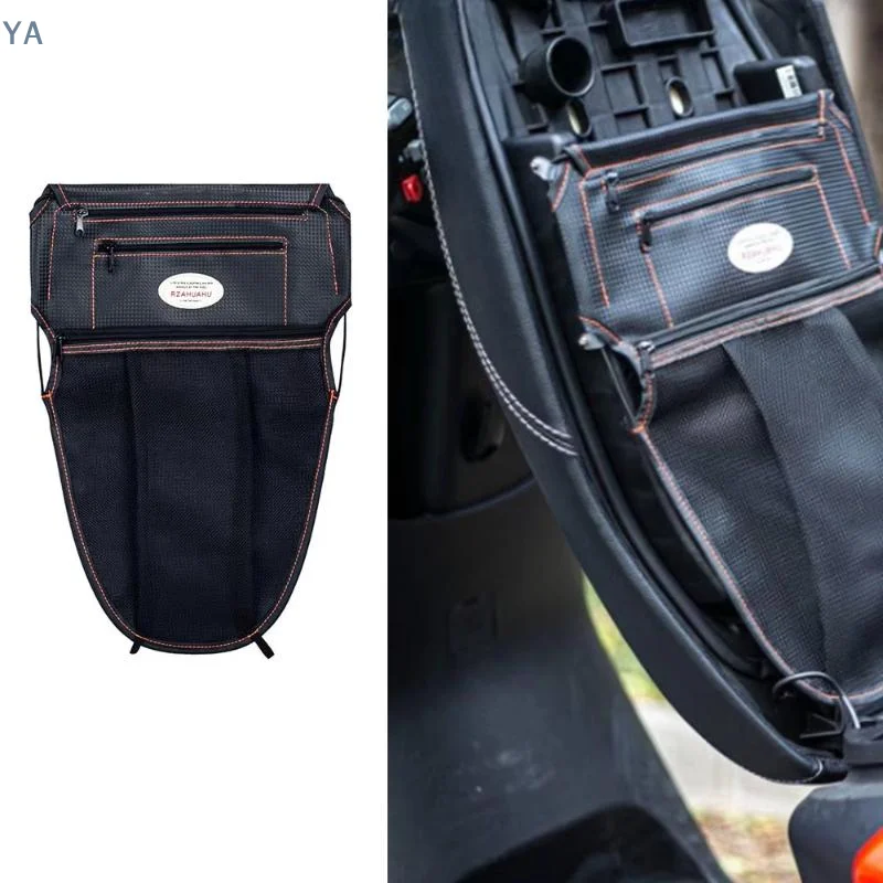 【SA】Car Seat Middle Organizer Handbag Holder With Zipper Pockets Large Capacity Ideal For Daily Driving Road Trips