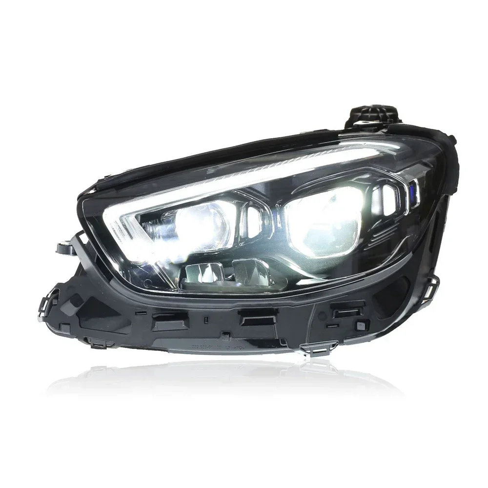 Faróis de carro para mercedes-benz classe e w213 2016-2023 estilo alto led conjunto de farol automático kit de acessórios de lente de projetor