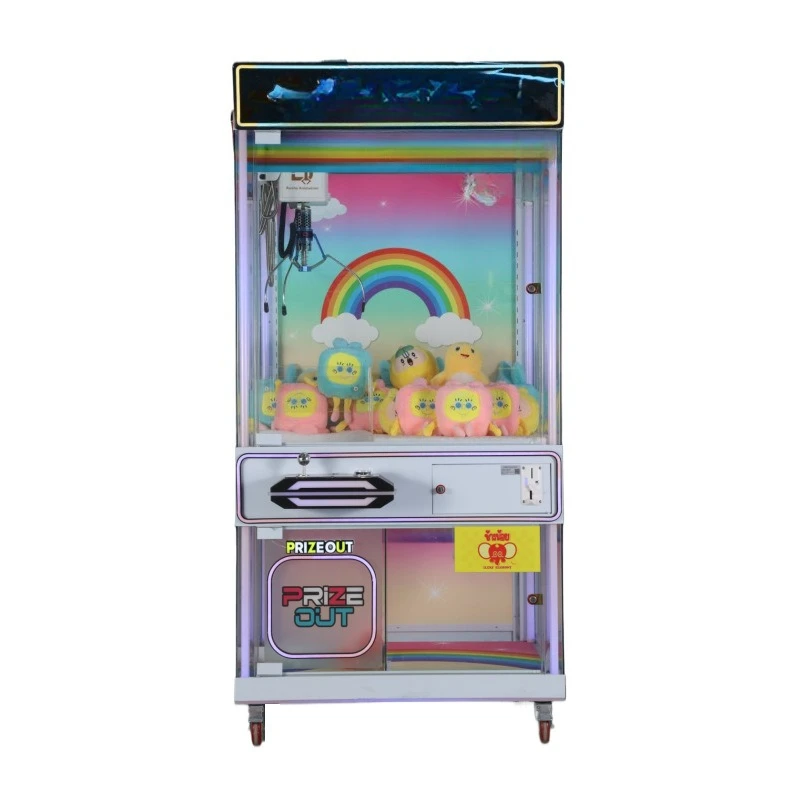 Doll grabbing machine Full transparent clip doll machine Large commercial clip doll equipment