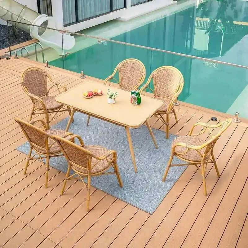 مجموعات أثاث الحدائق الإيطالية المصممة وسائد الفناء والحديقة مجموعات أثاث ديكورات المنزل المقطعية الاسكندنافية Mueble