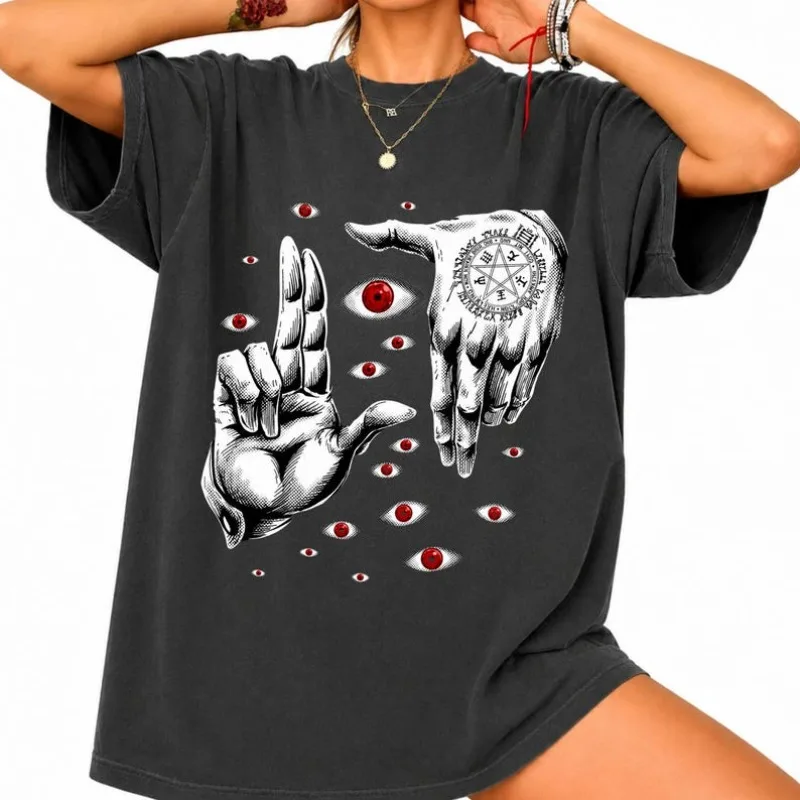 Super Popular Anime Print Series, Casual and Comfortable Retro Character T-shirt, Fashionable Trend, Home Preferred