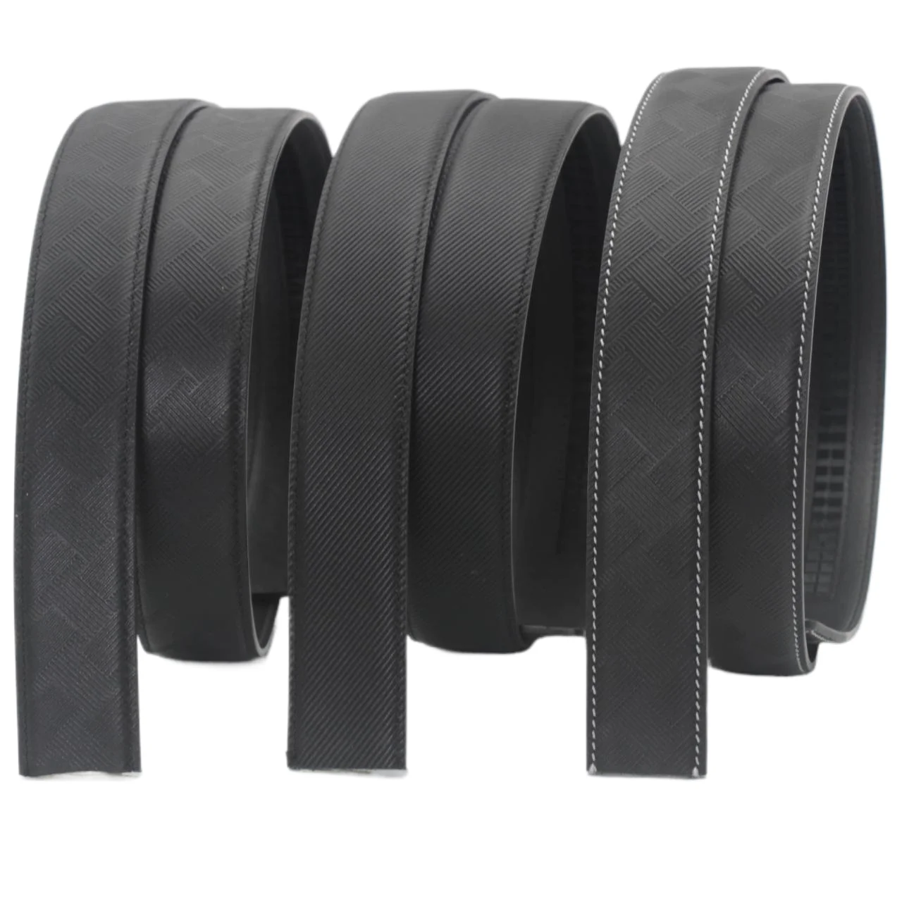 メンズ自動バックルベルト-フルグレインレザー-ヘッドデザインなし-カードスロット付き-34cm-あらゆる年齢層に適した多用途ウエストベルト