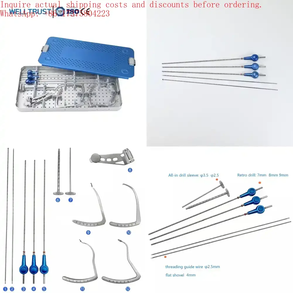 

ACL PCL Reconstruction Instruments Set for Knee Surgery Stainless Steel Manual Tools for Ligament Repair