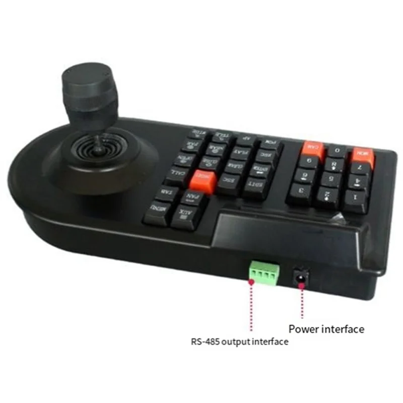 Imagem -02 - Teclado Ptz Joystick Ptz Controlador de Zoom Pan Tilt para Cctv Analógico Câmeras Ptz Dome Teclado de Controle Rs485 Plug ue