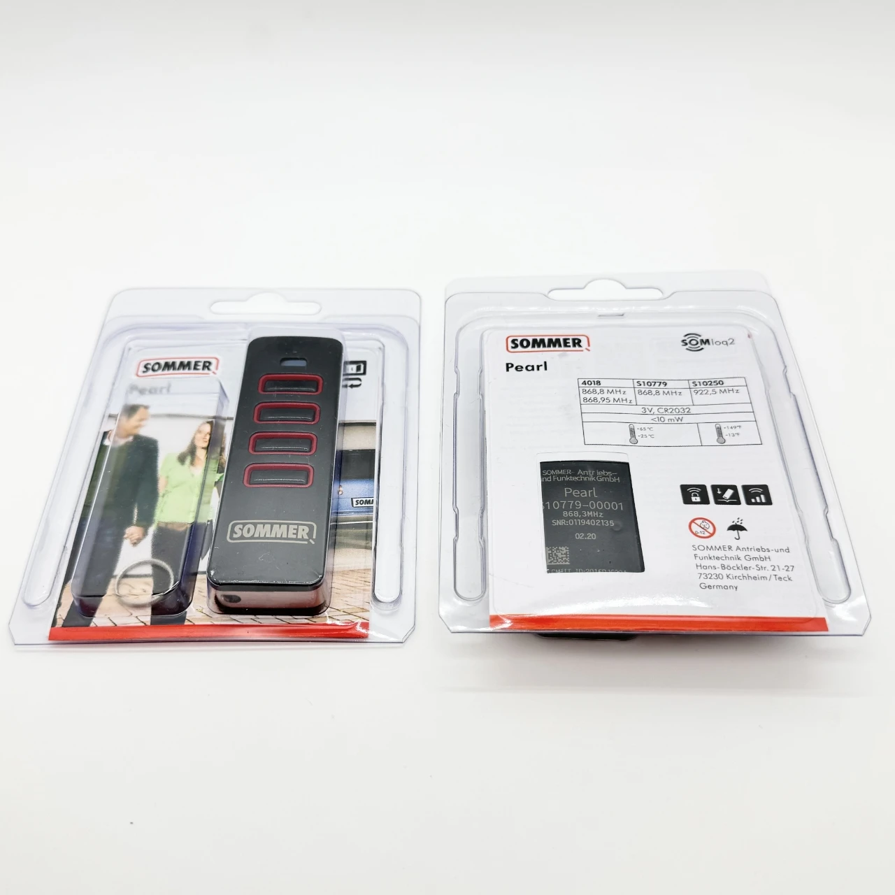 1-50PCS For SOMMER PEARL 4018 Remote Control Transmitter Compatible SOMMER 4018V000 S10779 868MHz Garage Remote Control Gate Ope