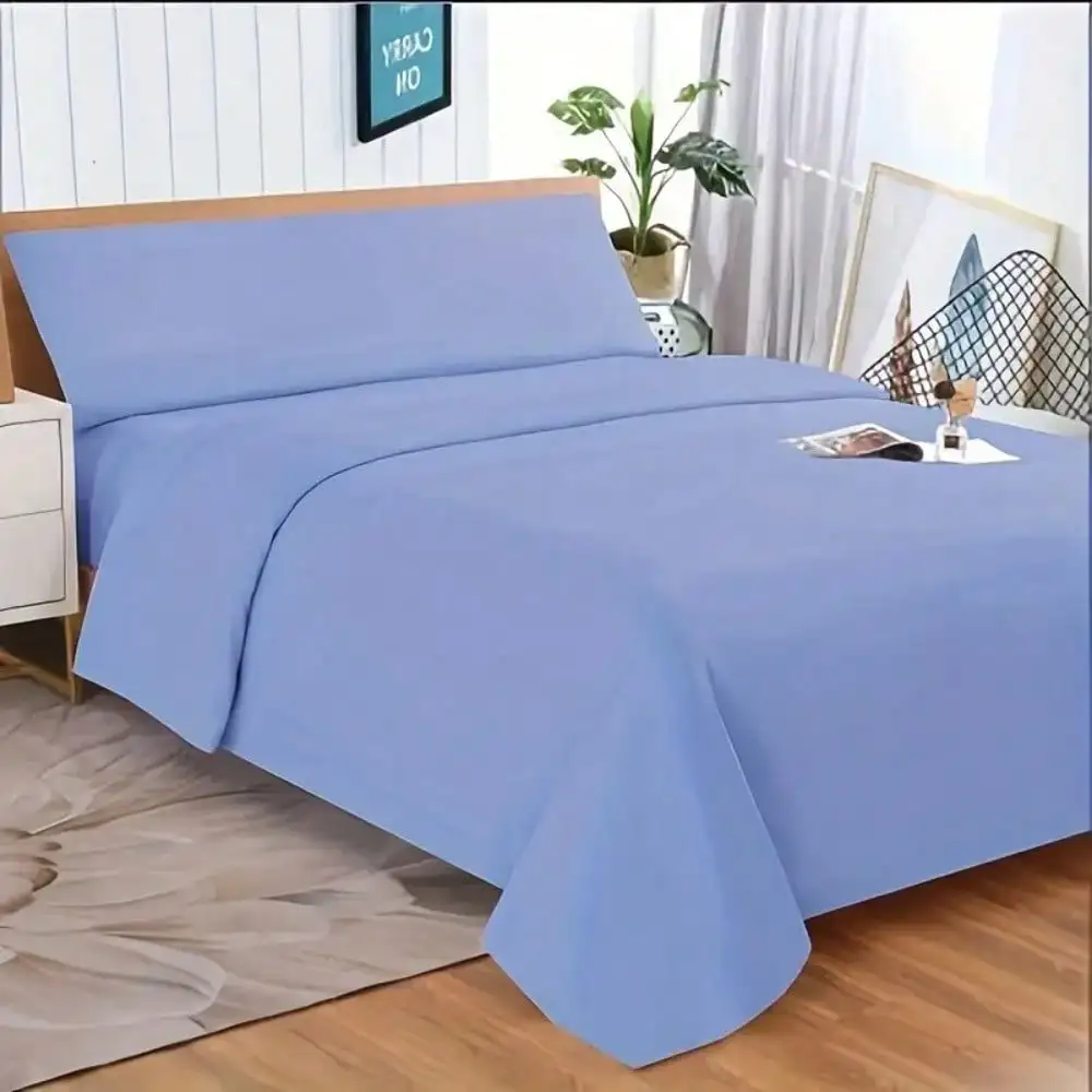 Juego de cama de tres piezas 200x90 cm en colores lisos