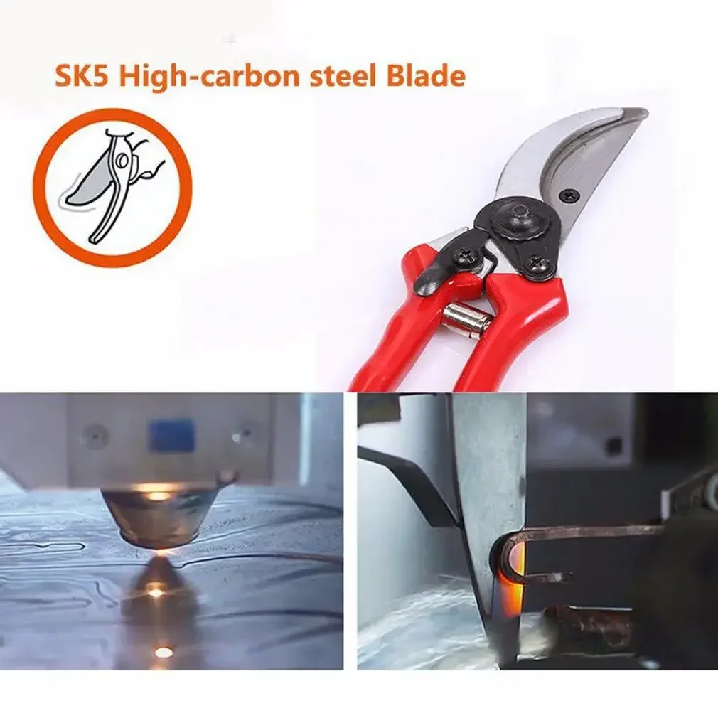 High-carbon Steel Gardening Scissors Grafting Tool Fruit Tree Pruning Shears Bonsai Pruners Garden Shears Secateurs