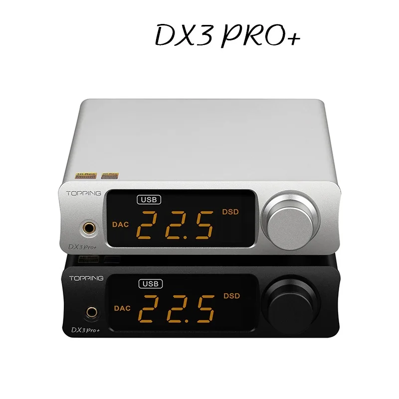 To DX3 PRO+ DAC Headphone Amplifier ES9038Q2M Decoder Bluetooth 5.0 LDAC Audio DX3 PRO with Remote Control DX3 PRO PLUS