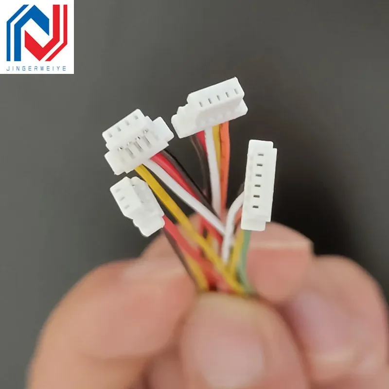 10Sets/lot Mini Micro SH 1.0 2Pin 3/4/5/6/7/8/910/11/12P JST Male & Female PCB Connector with Wires Cables 100MM