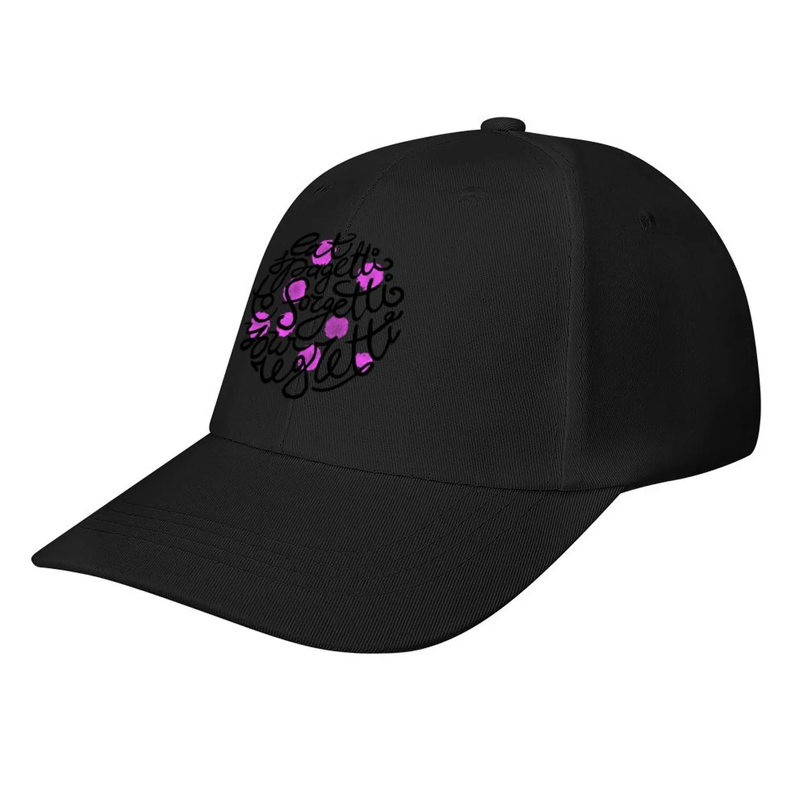 

Eat Spagetti To Forgetti Your Regretti Baseball Cap custom caps Thermal Visor Hat men Mountaineering Women's Hats Men's