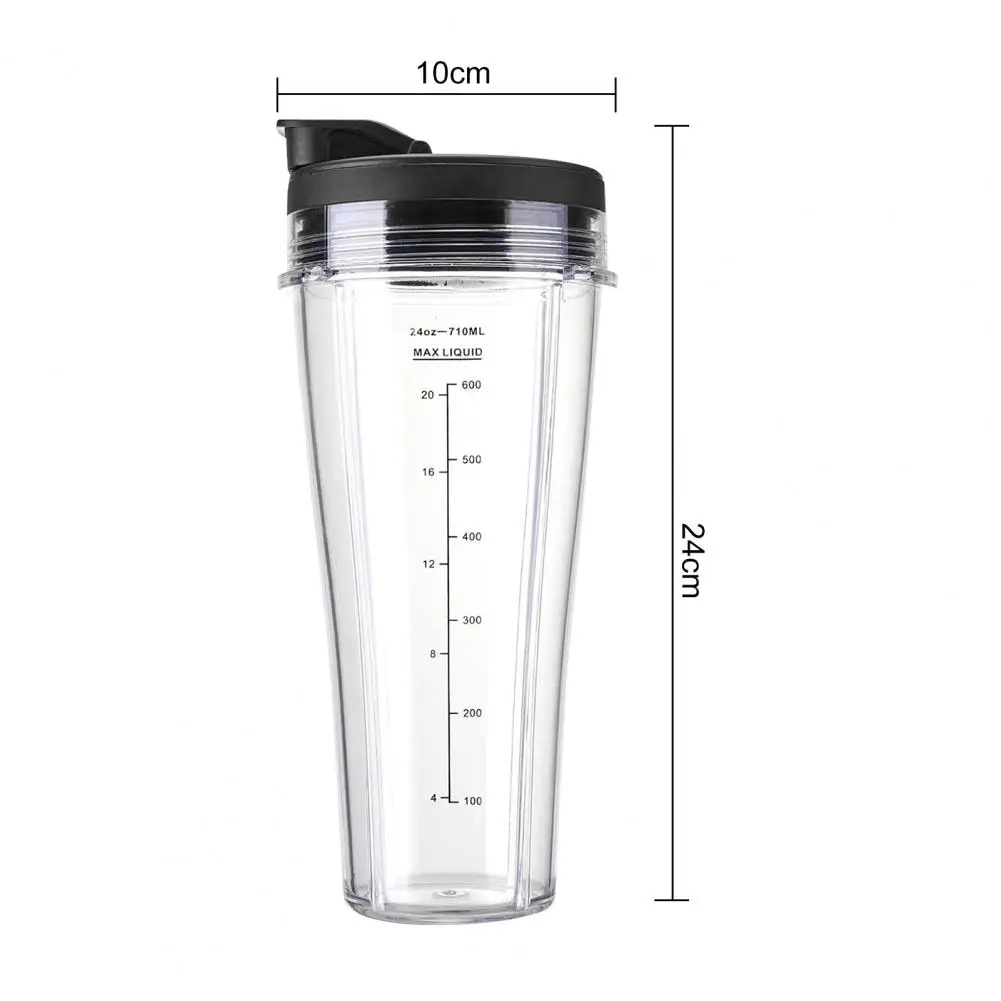 24 Oz Mixing Cup Blender Replacement Parts With Lids BPA Free Mixing Cup For Ninja SS101 SS100 SS101 SS300 SS351 SS400 SS401