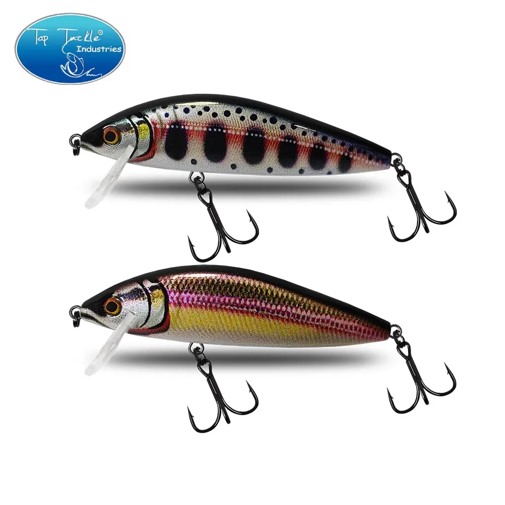 27/Colors Sinking Minnow Fishing Lure 7cm 10g Artificial Trout Lure Stream Lake Jerkbait Rockfishing Hard Baits