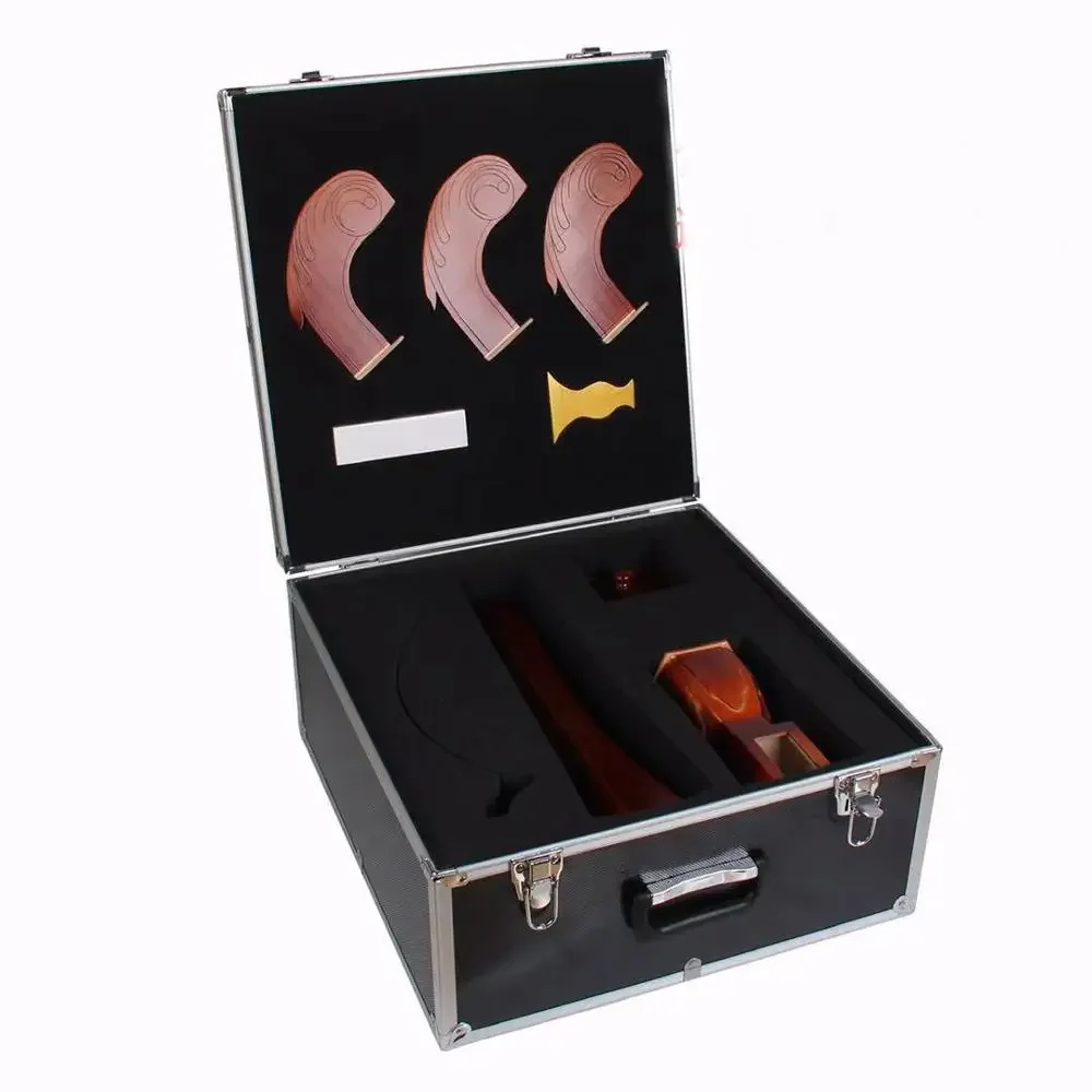 Embossed Round Floating Table Magic Tricks with Anti Gravity Box + Candlestick Magician Stage Illusions Gimmick Flying Magia