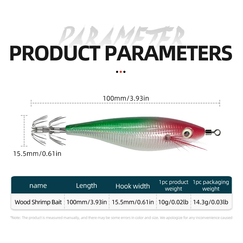 ShareShark 5pcs/bag 10g/10cm Laser Horizontal Shrimp Squid Hook Bait Glowing Round Bellied Shrimp Lure for Fishing