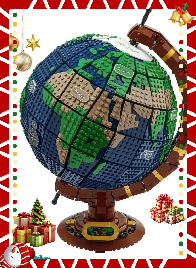 

NEW 21332 Globe Model High difficulty Adult Technology Parts Building Block for Christmas birthday party gift（2585Pcs ）