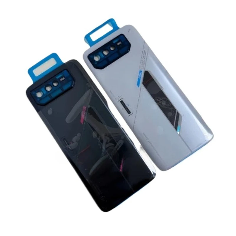 for-aus-rog-phone-6-ai2203-back-housing-back-housing-with-adhesive-and-camera-lens-rear-cover-replacement-parts