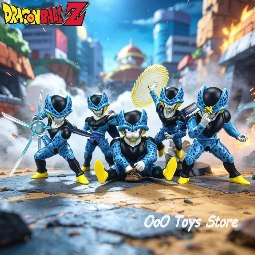 Figura de Anime Dragon Ball Z Cell Junior, Mini Figuras de Acción de Cell, Estatua de PVC, Adorno Coleccionable, Juguetes, Regalos, 12-21 cm