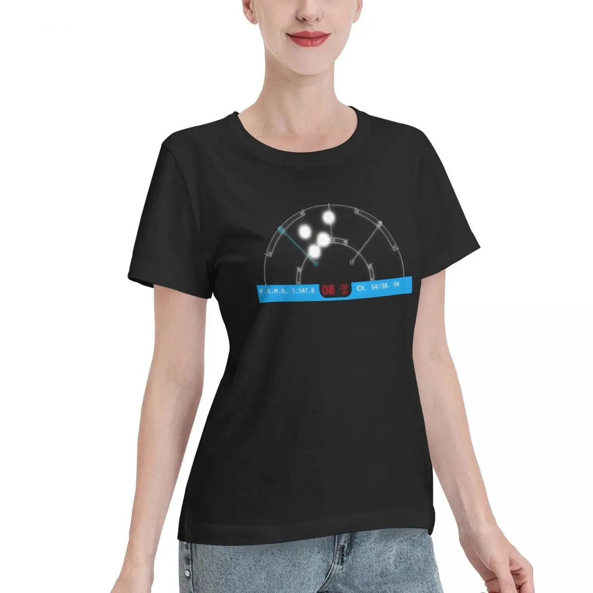 Easy To Pair Aliens Motion Tracker Women's T-shirt Weekend Look Female Casual Tshirt