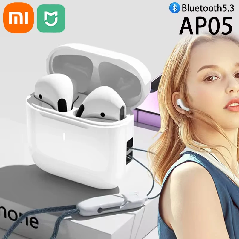 Xiaomi MIJIA  AP05 True Wireless Earphone Buds5 Sport Earbuds HIFI Stereo Sound Bluetooth 5.3 Headphone With Mic For Android iOS