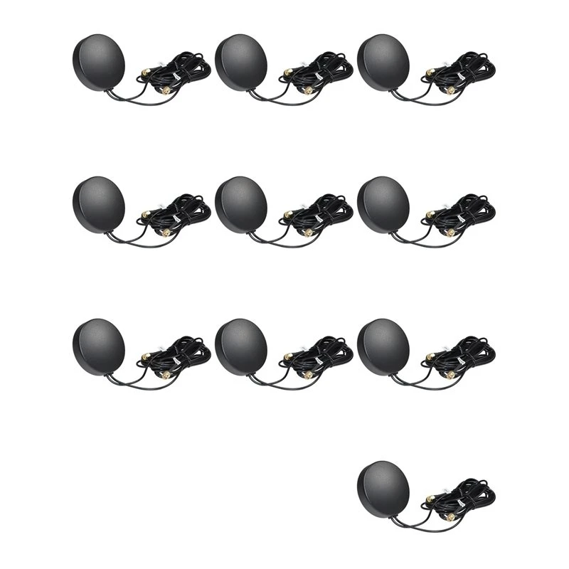 10X GPS 4G Glonass Combined Antenna RG174 3 Meters Cable SMA Male Satellite Positioning Receiving Car Navigation-Y79A