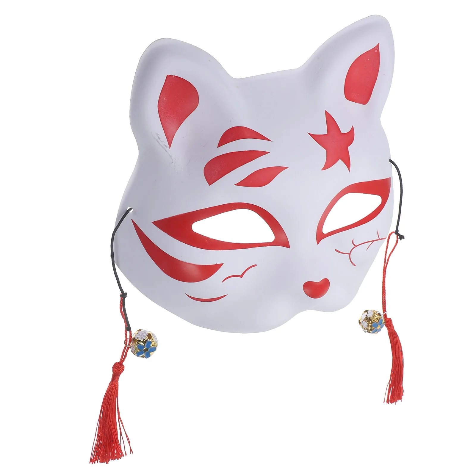 Hefeng Cat Mask Cosplay Animation Japanese-style Tassel Party Suitable Size